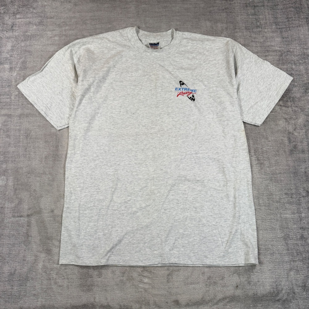 Vintage Racing Shirt Mens XL heathered Gray Toronto 1999 F1 Extreme Racing
